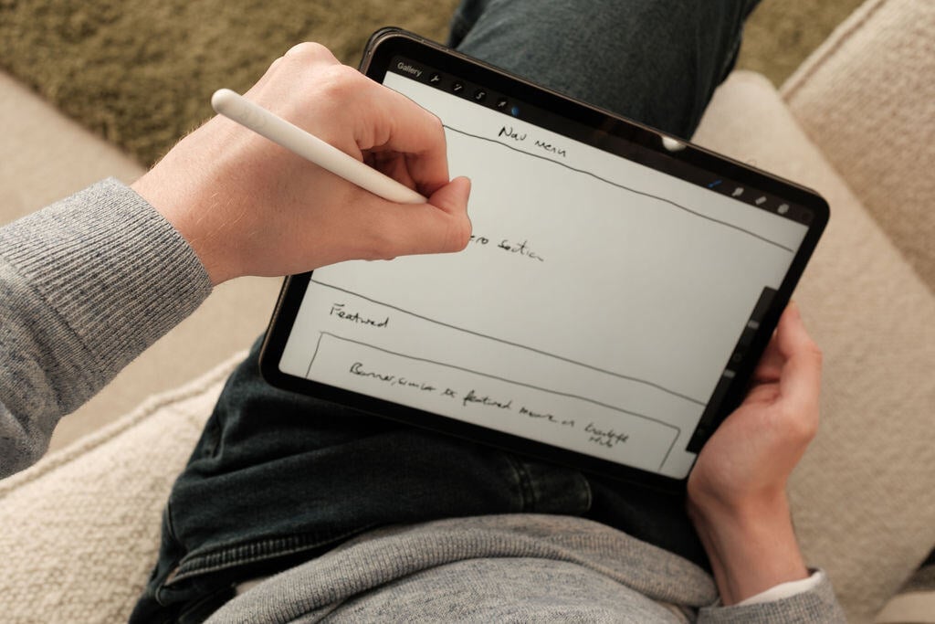 iPad sketching